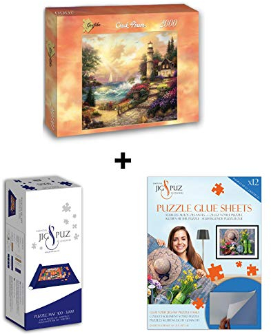Grafika Puzzle 2000 Teile – Chuck Pinson – Seaside Dreams + Kleber + Matte