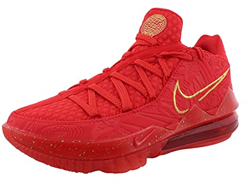 Nike Lebron Xvii Low Ph - University red/metallic Gold, Größe:10.5