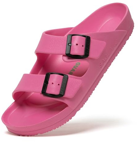 SAGUARO Pantofole per Uomo Confortevole Traspirante Sandali da Spiaggia Antiscivolo Ciabatte da Spiaggia per Le Donne Classic Casual Mules, Clog Rosa 41