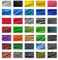 Geflechtschlauch Gewebeschlauch Kabelschlauch PET Sleeve Kabelschutz 5/10 Meter (Ø8mm (flach), Blood Red (rot), 5)