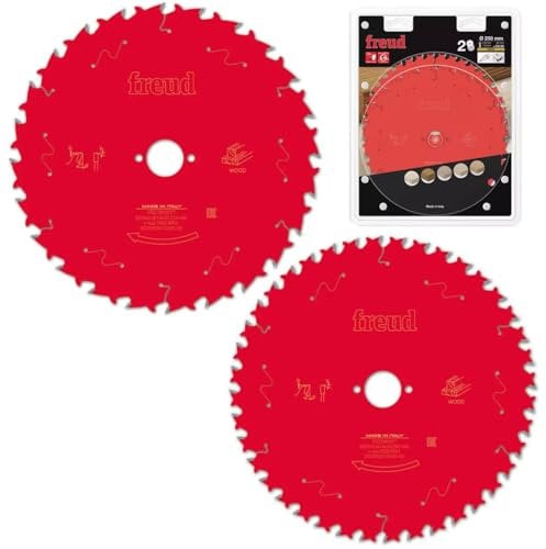 Freud PRO 2 Piece 250mm Circular Saw Blade Set 250mm Assorted Teeth 30mm