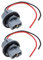 EMSea 2 Stück T20 Glühbirnenfassung 7440 Lampenfassung Adapter Lichtsockel Kabelbaumstecker Vorverdrahtete Verdrahtungsbuchsen für Auto LKW Boot Wohnwagen