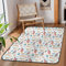TropicalLife Seepferd, Schildkr?te, Muschelbereich, Teppiche, Seestern, Anker, Tiere, Bodenmatte, rechteckig, f¨¹r Schlafzimmer, Kinderzimmer, Wohnzimmer, Esszimmer, K¨¹che, Eingang 99 x 152 cm