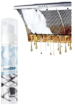 Kitchen Grease Cleaner 100ml,Foaming Heavy Oil Stain Cleaner,All Purpose Bubble Cleaner Kitchen Deep Cleaning Spray,Bubble Cleaner Foam,Stubborn Grease & Grime Remover Bubble Spray (1PC)