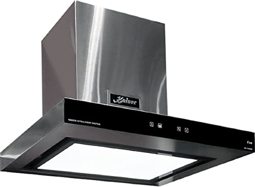 Kaiser Campana de pared AT 6433 Eco+Humo de evacuación, Campana extractora 60 cm, 750 m³/h,Acero inoxidable, Vidrio de iluminación blanco