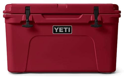 YETI Tundra 45 Kühlbox, isolierter Harter Kühler, Ernterot