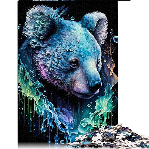1000 Teile Puzzles Koala Puzzles für Erwachsene Holzpuzzles Home Art Decor (Größe 50x75cm)