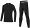 Fengzio Thermounterwäsche Kinder Fußball Funktionswäsche Skiunterwäsche Unterwäsch Warme für Kinder Atmungsaktiv Sportunterwäsche Jungen Thermounterhemd Thermounterhose Set für Training Ski Radsport