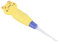 Simpatico Cartone Animato LED Torcia Earpick Rimuovi Cerume con Pinzette a Cucchiaio Testa Rimovibile, Design a Maialino Rosa, Lunghezza 4,25 Pollici (Gattino Giallo)