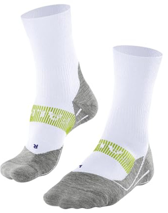 FALKE Herren RU4 Cool Laufsocken schnelltrocknendes atmungsaktives nachhaltiges Funktionsmaterial mittelstarke Polsterung antiblasen kühlend vegan zum Sport Jogging Running 1 Paar