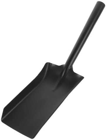YARNOW Schneeschaufel Für Den Außenbereich Kehrschaufel Metall Klein Schaufel Mit Quadratischer Flache Schaufel Strandschaufel Zubehör Für Holzkohlegrills Eisen Schneeräumung Schneepflug