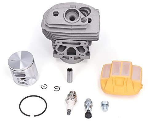 Zylinder-Entlastungsventil-Set, 46 mm, Zylinderkolben, Luftfilter-Abdeckung, Entlastungsventil-Set, passend für Husqvarna 555 560 562 XP Kettensäge