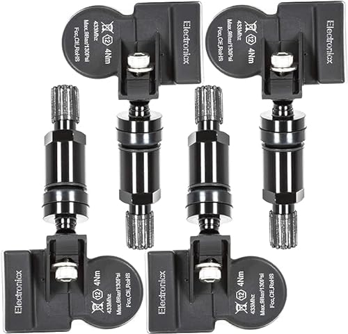 VIPOD 4 StüCk Tpms Auto Reifendrucksensoren FüR Ford Focus IV Kuga S-Max, Einsparungen Durch Sensor Reifendruckkontrollsystem