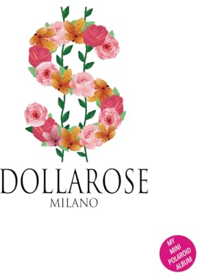 DOLLAROSE MILANO photo album for mini Polaroids to glue: emotions to watch and remember without internet