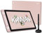 HUION Kamvas 13 Gen 3 2024 Grafiktablett mit Display, 13,3 Zoll Volllaminiert, 2nd Gen Anti-Glare Geätztes Glas, PenTech 4.0, 16384 Stiftdruck, Dual Dial Zeichentablett für Win, Mac, Android, Rosa