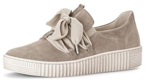 Gabor Damen Low-Top Sneaker, Frauen Halbschuhe,Business,Freizeit,straßenschuhe,Strassenschuhe,Sportschuhe,Desert (beige),40 EU / 6.5 UK