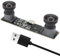 MMlove Cámara estéreo USB 1080P 60FPS sincrónica de doble lente 4MP, módulo de cámara 3D, cámara web 3D, ángulo de visión de 115°, cámara web Lightburn Plug & Play para transmisión de reconocimiento