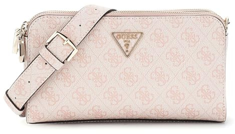 GUESS sac à épaule bandoulière Eco Erica Status Crossbody Dusty Rose Logo vieux rose