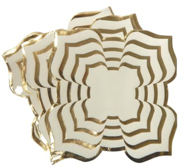 Lotus Party Napkins (20pk) - Gold