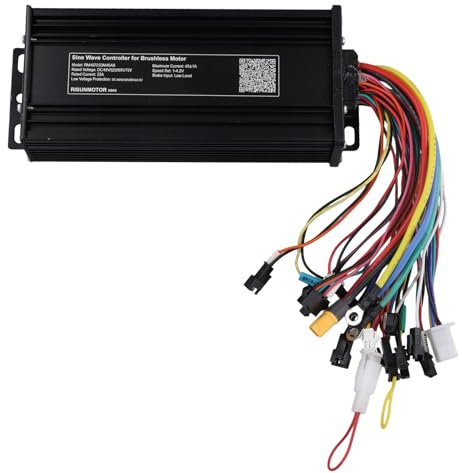 Breeshy Sinus-E-Bike-Controller für Elektrofahrräder, Dreiräder, E-Bikes, E-Scooter, 48 V, 52 V, 60 V, 72 V, 45 A