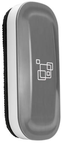 maxtek Whiteboard Schwamm Magnetisch, 1er Pack Starker Magnetischer Radierer, Whiteboard Zubehör & Eraser für Trockenreinigung auf vielen Oberflächen (Grau, 1 Stück)