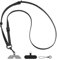 GOODAYY Phone Lanyard Crossbody, Leather Mobile Phone Strap Adjustable Length with Durable Metal and Nylon Patch, Handbag Chain Style Universal Phone Accessories (Dark Metal, Black)