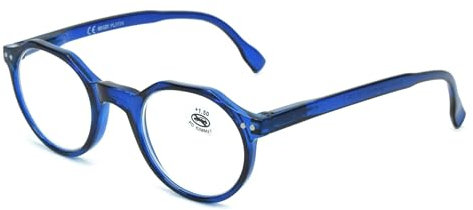 NEW VISION Lesebrillen, Blaulichtfilter Brille Herren, Blaulichtfilter Brille Damen, NV4273-B (BLAU, 2.5, Dioptrien)