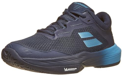Babolat - Tennisschuhe SFX 4 AC M, Größe 40, Drive Blue, Überlegener Komfort, Breite Passform, Optimaler Halt, Extra Cush Technologie, Leichtes und Belüftetes Obermaterial, Dicke Ortholite-Sohle
