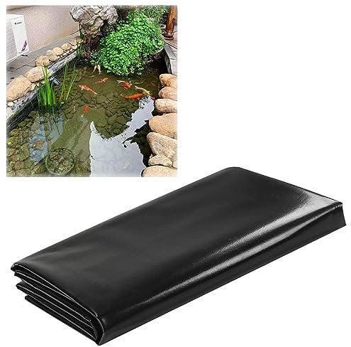 Black Rubber Pond Liner 9x12m Durable Pond Lining for Water Gardens Koi Ponds Streams and Fountains Resistant to Punctures and Tears