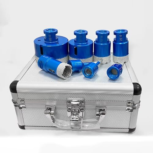 Toplionace Kit de 8 Brocas de Corona de Diamante Soldadas M14 - Juego de Brocas para Amoladora Angular de Piedra y Baldosas de Cerámica