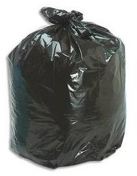 SACS POUBELLES Boîte de 500 sacs poubelle 50 litres noir 35 microns