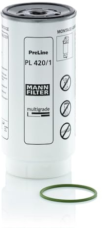 MANN-FILTER, PL 420/1 x Fuel Filter | For Off-Highway, Fuel System Protection, Injector Protection, Clean Fuel Supply, True OE Engineering