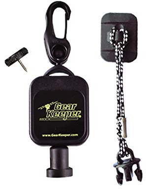 Hammerhead Industries Gear Keeper Smartphone Retractor RT5-5470 - Features Heavy-Duty Multiple Mount-Snap Clip/Threaded Stud with Q/CI Lanyard - Made in USA