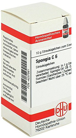 DHU Spongia C6 Streukügelchen, 10 g Globuli