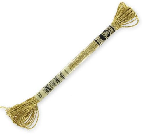 DMC Filo da Ricamo Moulinè Effetto Luce Gold (3821) x8m