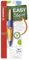 STABILO - Ergonomischer Druck-Bleistift für Rechtshänder - EASYergo 1.4 in ultramarinblau/neonorange - Einzelstift - inklusive 3 dünner Minen - Härtegrad HB