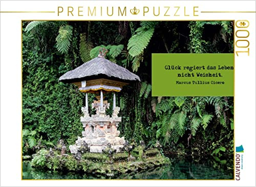 CALVENDO Puzzle Balinesischer Tempel, Indonesien 1000 Teile Puzzle quer | Lege-Größe cm Foto-Puzzle für glückliche Stunden