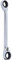 KS Tools 503.4576 GEARplus Doppel-Ratschenringschlüssel umschaltbar 14x15mm
