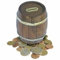 Spardose Fass Holz/Messing