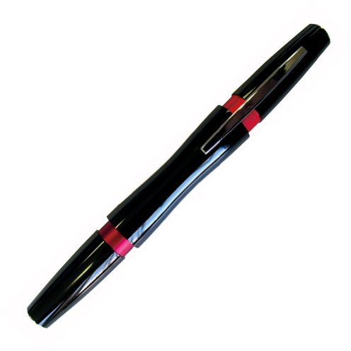 Ohto Rook Ballpoint Pen - 0.7 mm - Black Red Body - Black Ink by OHTO