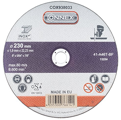 Connex Trennscheibe Edelstahl 230 mm, COX938033