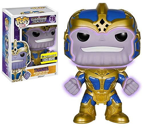 Funko - Figurine - Guardians of the Galaxy - Thanos Glow in the Dork Pop 15cm - 0849803057398