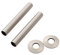 Arroll radiator Pipe covers & Collars Brushed Nickel 130 x 18mm 130BRN