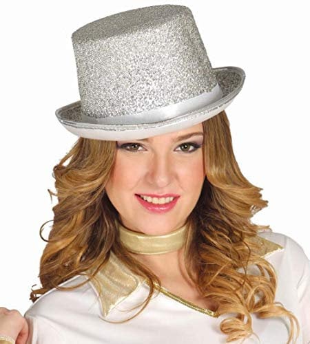 Guirca Fiestas GUI13123 – Silver Top Hat