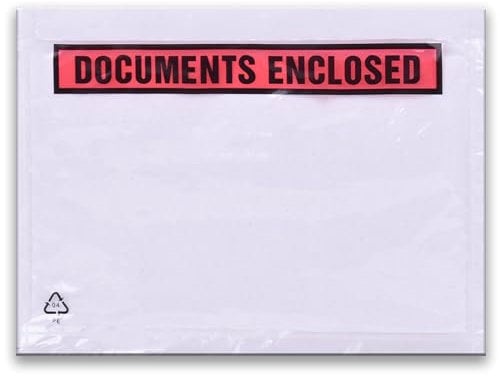 Pochette Triplast enveloppe imprimée documents joints A5 225 x 165 mm (lot de 100)