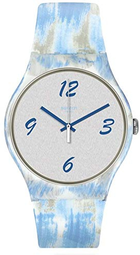 Swatch Damenarmbanduhr Bluequarelle SUOW149