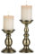 Eisen Säulenständer Kerzenhalter, Tischdekoration Kerzenständer Für Hochzeit, Party, Geburtstag, Abendessen Bei Kerzenlicht, Vintage Kerzenständer Hausdekoration, Kupferfarbe (Brok, Klein + Groß)