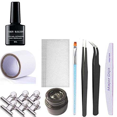Gel D'extension En Fibre Verre, Outil Salon En Acrylique Acrylique Pour Fibre Verre Ongles En Gel D'extension Fibre Verre
