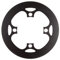 M-Wave Unisex-Adult PD-G-104-SL Kettenschutz, Aluminium, schwarz eloxiert, Lochkreis 104 mm, BlackOne, für 46 Zähne