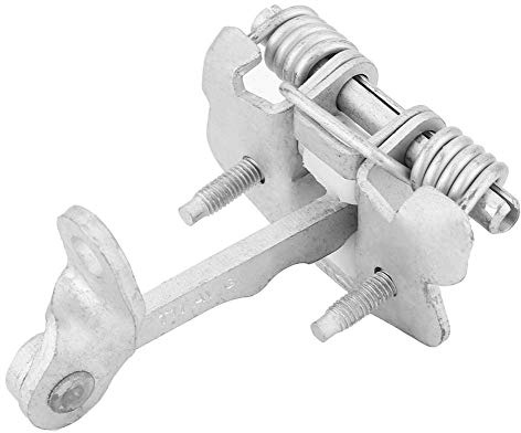 Aramox Tope de bisagra puerta delantera 9181C8 para 206 5DR 3DR, limitador de apertura de metal, accesorio de reemplazo